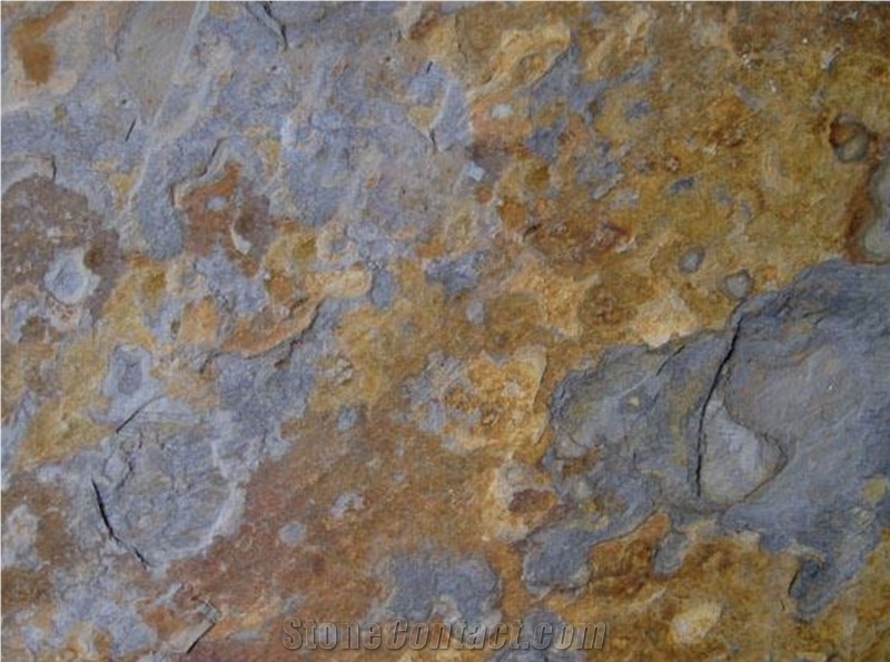 China Rust Slate, Multicolor Slate Tiles