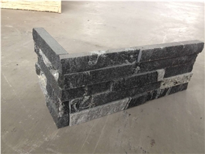 Cosmic Black Granite Culture Stone Panel