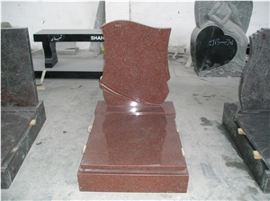 Czech Tombstones Red Granite Monument & Tombstone