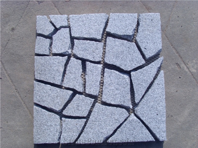 Flamed Stone Cubes Paving Granite for Patio