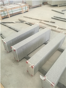 G603 Bianco Crystal Granite Six Sides Flamed Curbs