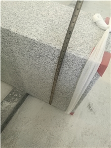 G603 Bianco Crystal Granite Six Sides Flamed Curbs