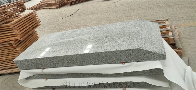 G603 Granite Customized Israel Type Gravestone