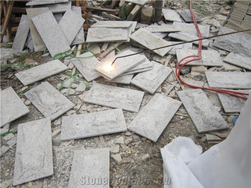 G603 Granite Natural Split Surface Mushroom Stone