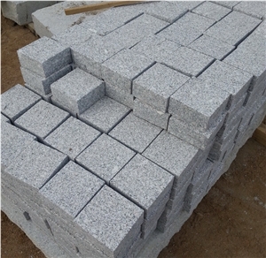 G603 Silver Grey Granite Cobblestone Pavers