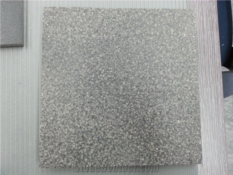 Hainan Basalt in Bush Hammered Rough Surface Tiles