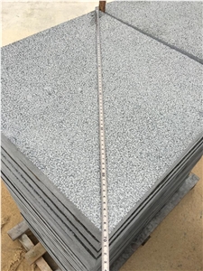 Hainan Basalt in Bush Hammered Rough Surface Tiles