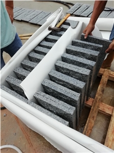 Hb G603 Granite Mushroomed Garden Walling