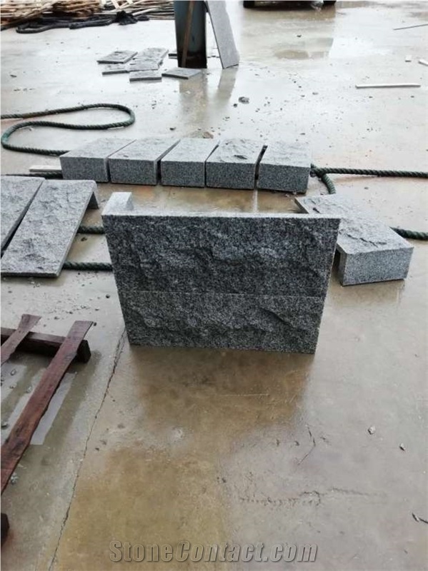 Hb G603 Granite Mushroomed Garden Walling