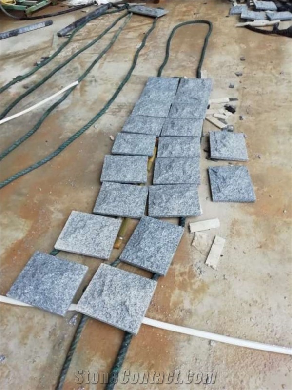 Hb G603 Granite Mushroomed Garden Walling
