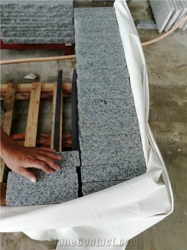 Hb G603 Swan Cut Sides Flamed Coping Cap Stone