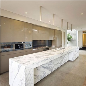 Italian Calacatta Marble Benchtop,Island Bar Tops
