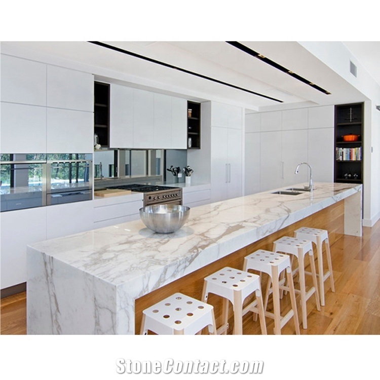 Italian Calacatta Marble Benchtop,Island Bar Tops