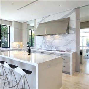 Italian Calacatta Marble Benchtop,Island Bar Tops