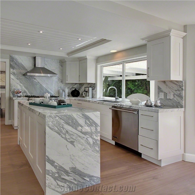 Italian Calacatta Marble Benchtop,Island Bar Tops