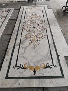 Marble Waterjet Pattern for Home Floor Decoration