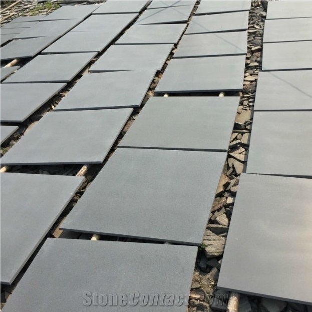 Natural Light Grey Andesite Basalt Floor Tile