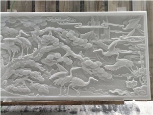 Natural Stone Onyx Carving Flowers