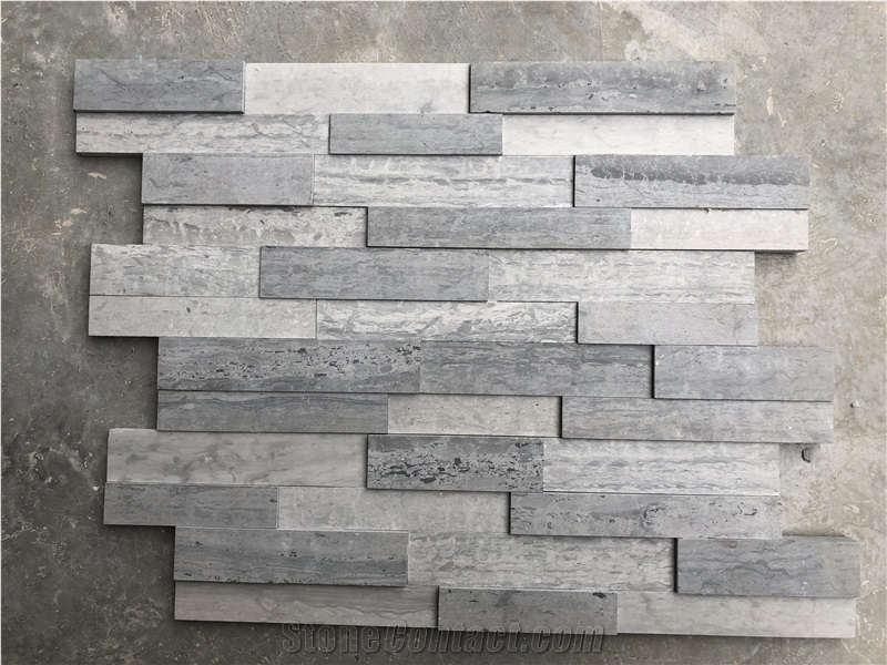 Natural Surface White Wood Ledger Panels