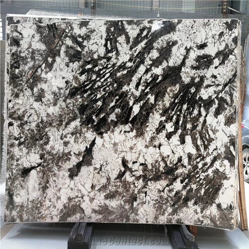 Polished Bianco Typhoon Granite Slabs