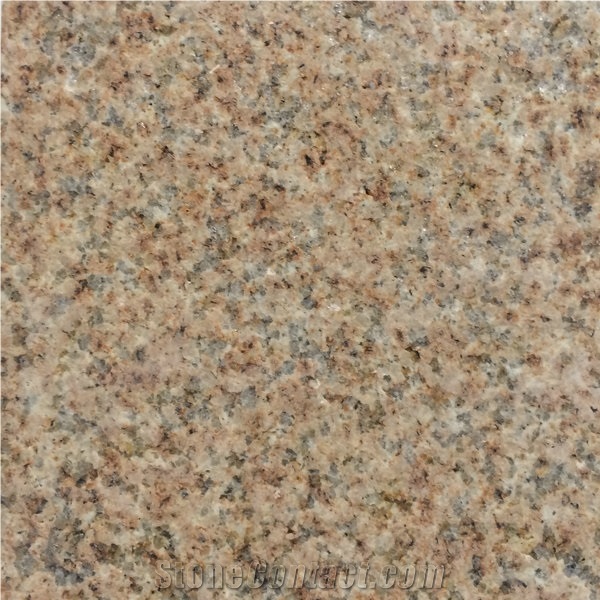 Polished Golden Hemp Big Grain Granite Tiles