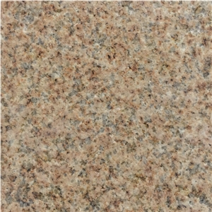 Polished Golden Hemp Big Grain Granite Tiles
