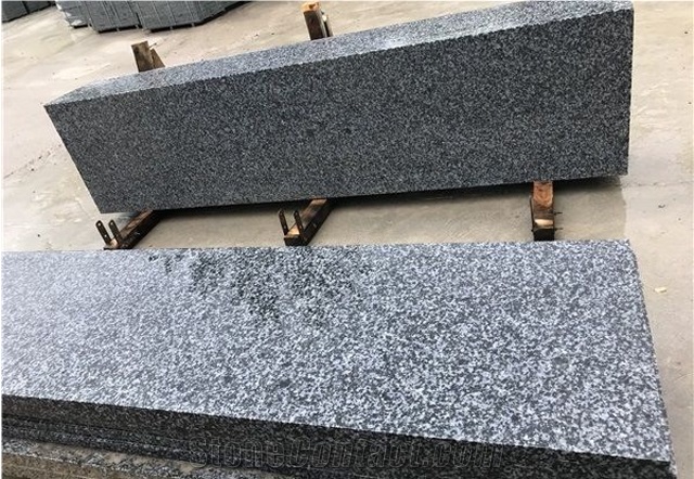 Polished Nanjing Impala Black Granite Tiles