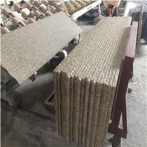Polished New Giallo Fantasia Granite Slabs