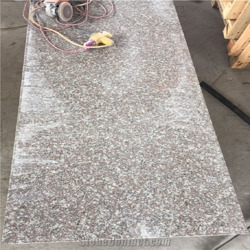 Polished Pearl Rose Granite Tiles