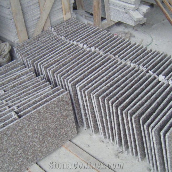 Polished Rosy Den Granite Tiles