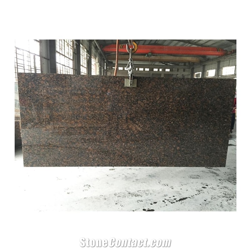 Polished Shengle Baltic Brown Granite Tiles