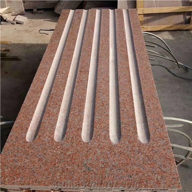 Polished Shidao Red Granite for Staircase