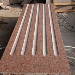 Polished Shidao Red Granite for Staircase