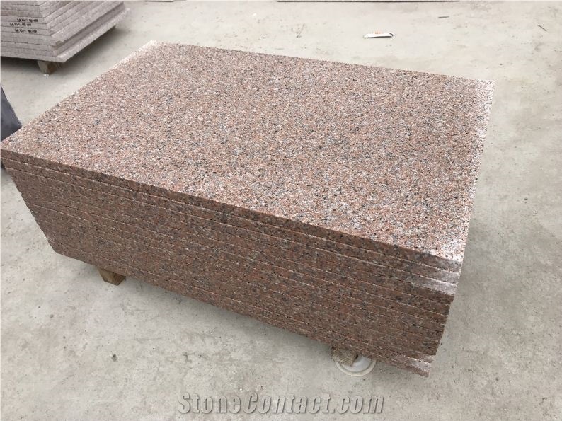 Polished Shidao Red Granite for Staircase
