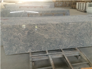Polished Silver Grey Clouds Granite Countertop