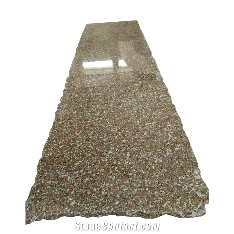 Polished Zhangpu Shrimp Red Granite Slabs