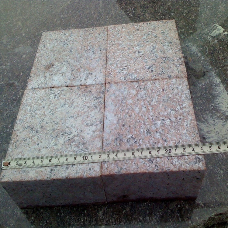 Polished Zhuangcheng Red Granite Tiles