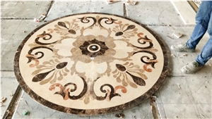 Round Medallion Dark Emperador Ariston for Park