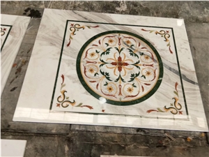 Round Medallion Dark Emperador Ariston for Park