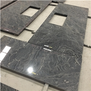 Silver Paradiso Black Forest Granite Countertop