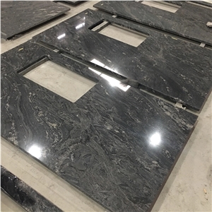 Silver Paradiso Black Forest Granite Countertop