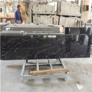 Silver Paradiso Black Forest Granite Countertop
