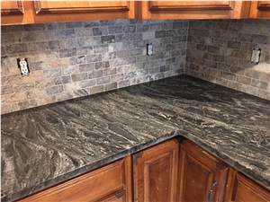 Silver Paradiso Black Forest Granite Countertop