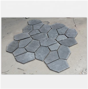 Slate Crazy Paving Intrelocking Wall Cladding