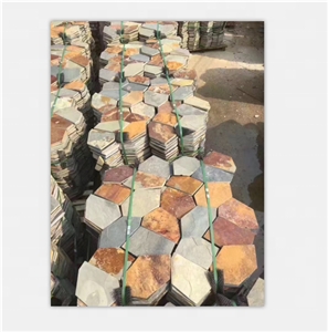 Slate Flagstone Interlocking Floor Tiles