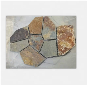 Slate Flagstone Interlocking Floor Tiles