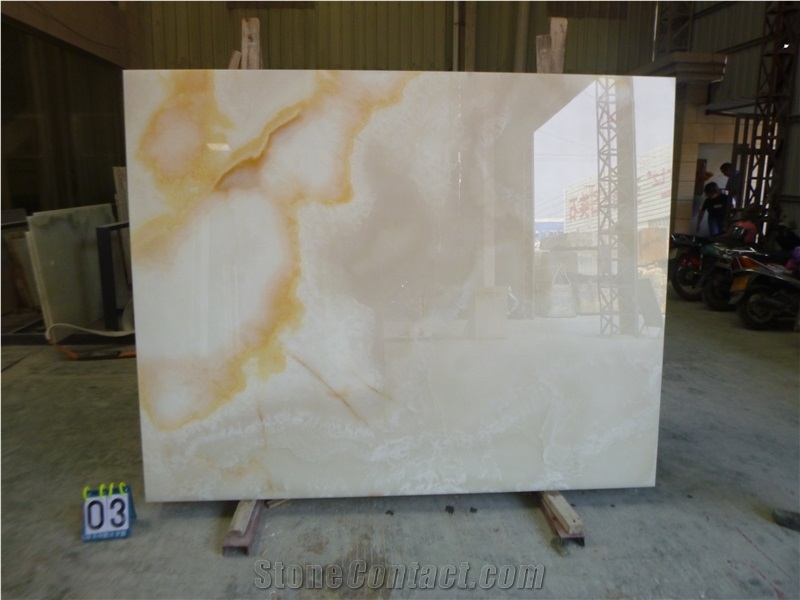 White Jade Onyx Stone Slabs,Tiles
