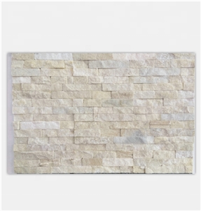 Yellow Quartzite Flat Flexible Stone Veneer