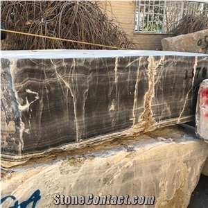 Black Onyx Blocks, Iran Grey Onyx Block