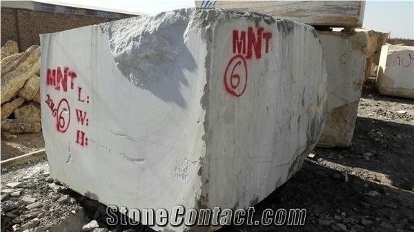 White Marble Blocks, Iran White Marble